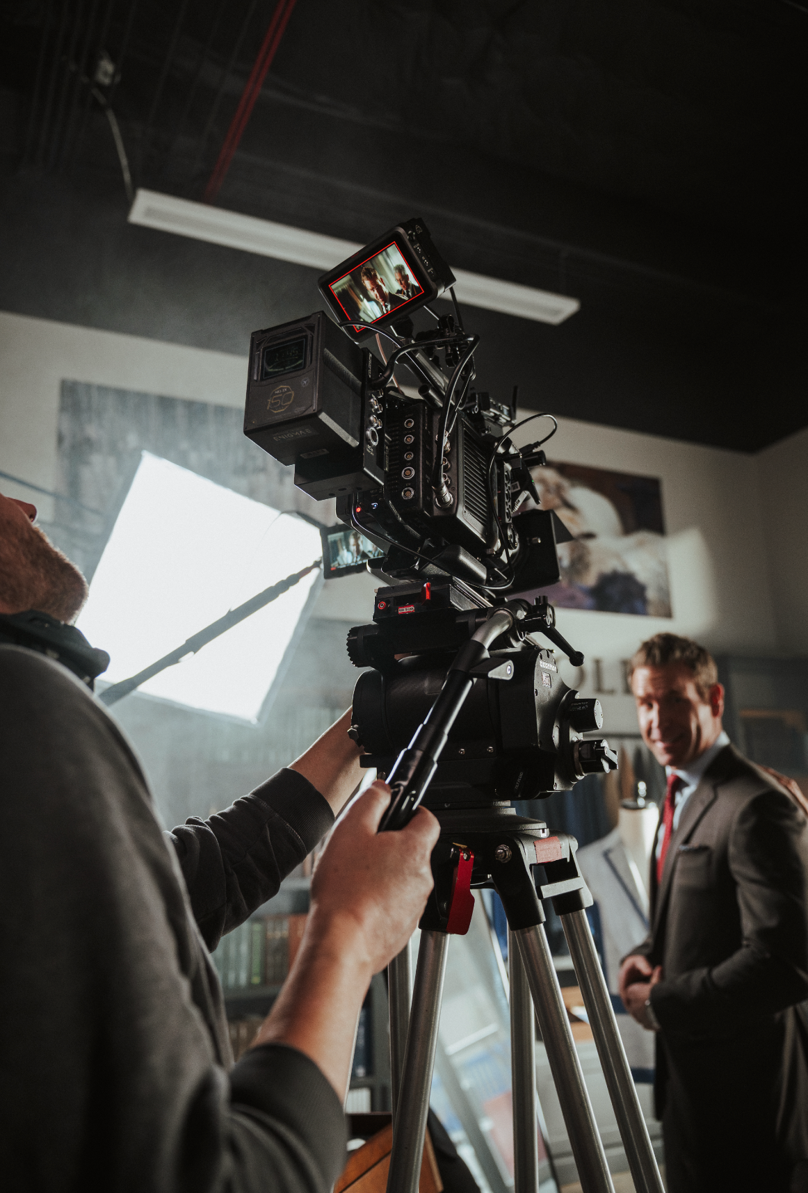 Capture Films camera setup in studio